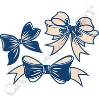 tattered lace whitework boutique bows die set of 3 393782