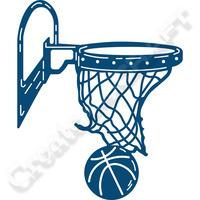 Tattered Lace Vintage Basketball Net Die 404609