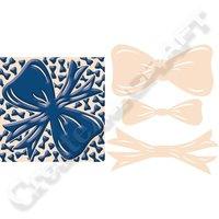 Tattered Lace Trio Bow Embossing Folder and Die Set 355792