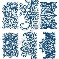 Tattered Lace Overlace Set of 6 Lace Tuck Ins Dies 399673