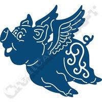 Tattered Lace Flying Pig Die 387219