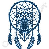 Tattered Lace Wise Owl Dream Catcher Die 406389