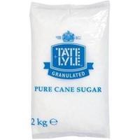 tate lyle 2kg granulated pure cane sugar bag 412079