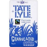 tate lyle 1kg granulated pure cane sugar bag 413044