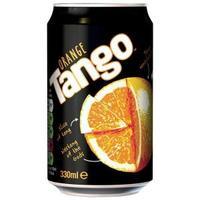 Tango 330ml Orange Soft Drink Can Pack of 24 203353
