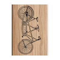 Tandem Bike Wedding Stamp 11 x 8 cm