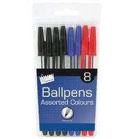 Tallon Assorted Ballpoint Pens Pack of 8 1031
