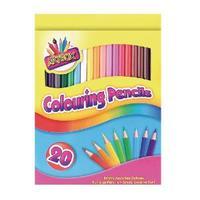 tallon assorted full sized colour pencils pack of 240 5121