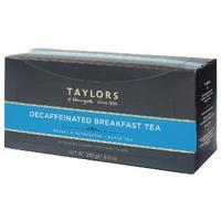 Taylors Naturally Decaffeinated Breakfast Tea Bag Pack of 100 2654W