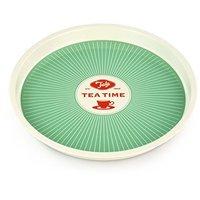 Tala Originals Round Star Burst Tea Tray, Green