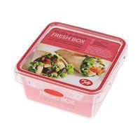 Tala Push And Push Square Storage Container, Transparent, 1150 Ml, 2-piece