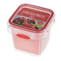 tala push and push storage container square transparent 400 ml 2 piece