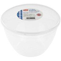 tala 2 piece 1 12 pint pudding basin with lid transparent