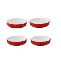 Tala Originals 4 x 12.5cm Tart Dishes - Red, 4-piece