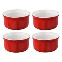 Tala Originals 4 x Pinch Pots, Red, 4-piece