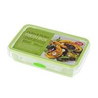 Tala Push And Push Rectangular Storage Container, Transparent, 800 Ml, 2-piece