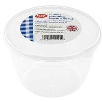 tala 2 piece 12 pint pudding basin with lid transparent