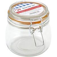 Tala 380ml Classic Airtight Lever Arm Storage Jar, Clear