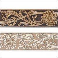 Tandy Leathercraft Embossed Running Floral Belt Blank 4591-00 By Tandy Leather