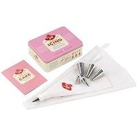 Tala Originals Queen Icing Set With 2 Bags/3 Icing/3 Meringue Nozzles In Tin, 