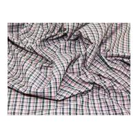 Tartan Check Polycotton Dress Fabric