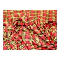 tartan brushed cotton dress fabric watcombe