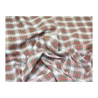 Tartan Brushed Cotton Dress Fabric Victoria