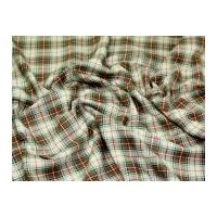 Tartan Brushed Cotton Dress Fabric Glenbarroch