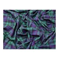 tartan brushed cotton dress fabric