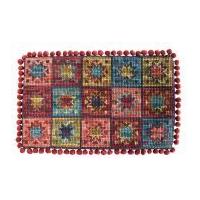 Taller De Canamazo Cross Stitch Cushion Kit Estrellitas