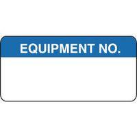 TAMPER EVIDENT LABELS EQUIPMENT NO. MATT VINYL - 38 X 18MM - ROLL OF 500