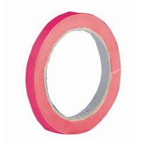 TAPE - COLOURED VINYL RED W:12mm - 12 ROLLS CARTON