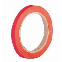 TAPE - COLOURED VINYL RED W:9mm CARTON 16