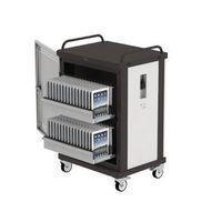 TABSTORE CHARGE TROLLEY FOR UP TO 32 TABLET DEVICES - LIGHT GREY/BLACK