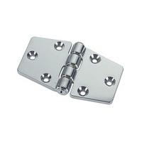 tapered double tail hinges in brass or chromium plated