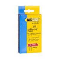 Tacwise Tacwise 91/15mm Galvanised Staples Pack of 1000