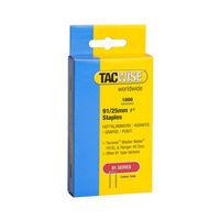 Tacwise Tacwise 91/25mm Galvanised Staples Pack of 1000