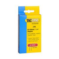 Tacwise Tacwise 91/30mm Galvanised Staples Pack of 1000