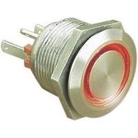 Tamper-proof pushbutton 24 Vdc 0.05 A 1 x Off/(On) Bulgin MPI002/28/RD IP66 momentary 1 pc(s)