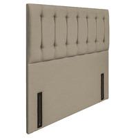 Tamar Grand Floorstanding Upholstered Headboard - Double - Fudge