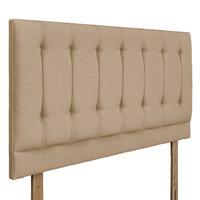 Tamar Upholstered Headboard Oatmeal Superking