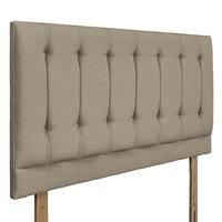 Tamar Upholstered Headboard Fudge Small Double