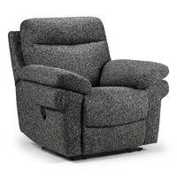 Tanya Electric Fabric Reclining Armchair Grey