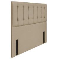 Tamar Grand Floorstanding Upholstered Headboard - Kingsize - Sand