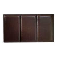 Tana Upholstered Headboard Suede Chocolate King