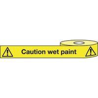 TAPE CAUTION WET PAINT 150 X 100 TAPE