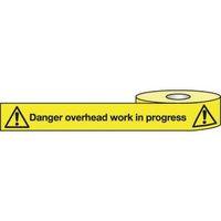 TAPE DANGER OVERHEAD WORK 150 X 100 TAPE