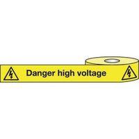 TAPE DANGER HIGH VOLTAGE 75 X 250 TAPE