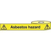 TAPE ASBESTOS HAZARD 75 X 250 TAPE