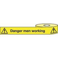 TAPE DANGER MEN WORKING 150 X 100 TAPE